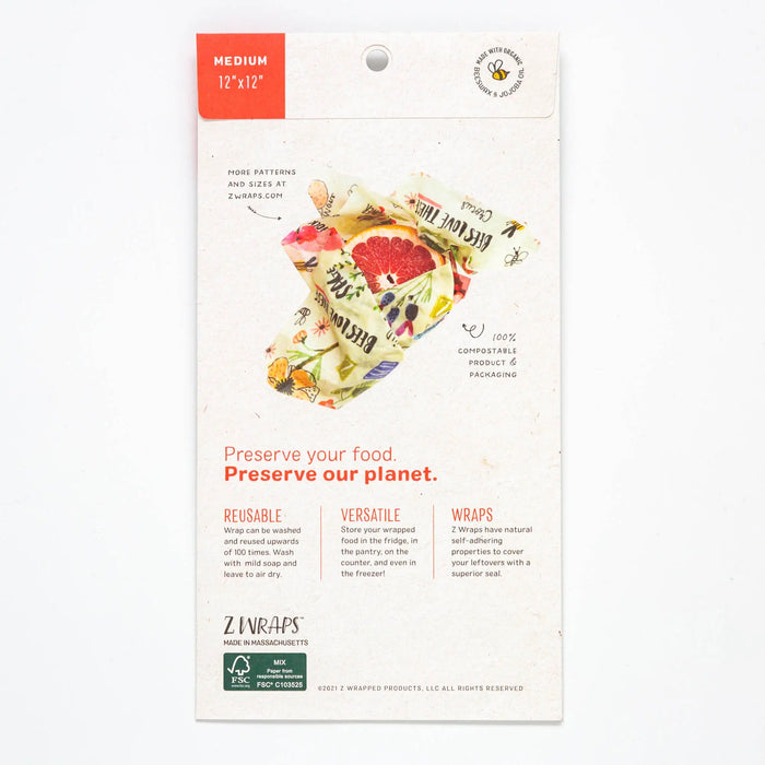 Z Wraps Beeswax Wraps - 5-Pack
