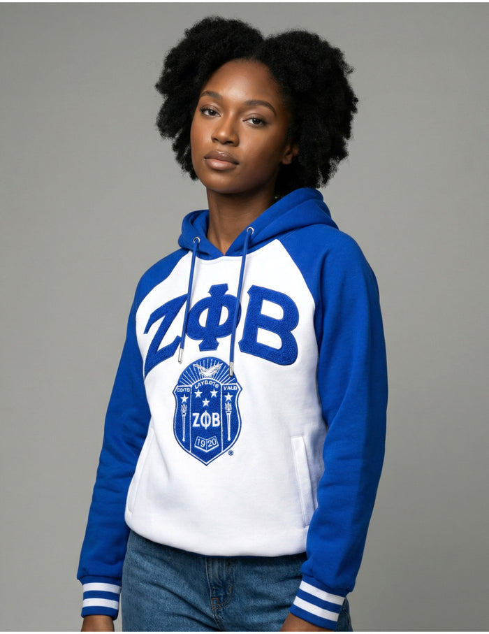Zeta Two-Tone Pullover Hoodie